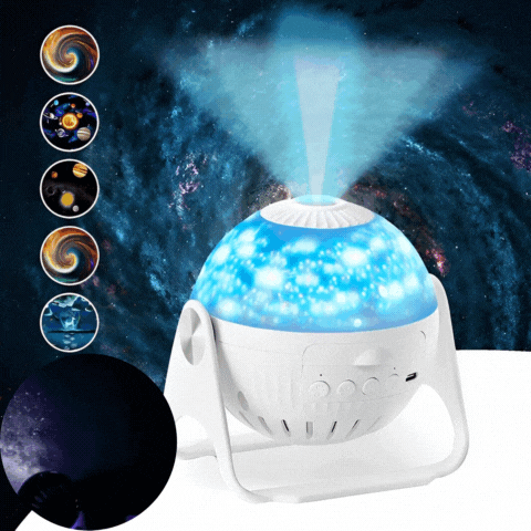 7-in-1 Realistic Planetarium Projector - Starry Night Theme