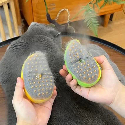 Pet Handheld Steam Brush for Easy Grooming