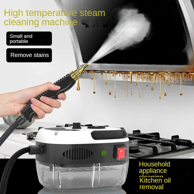 TurboClean 2500W High-Pressure Steam Cleaner for Home & Kitchen