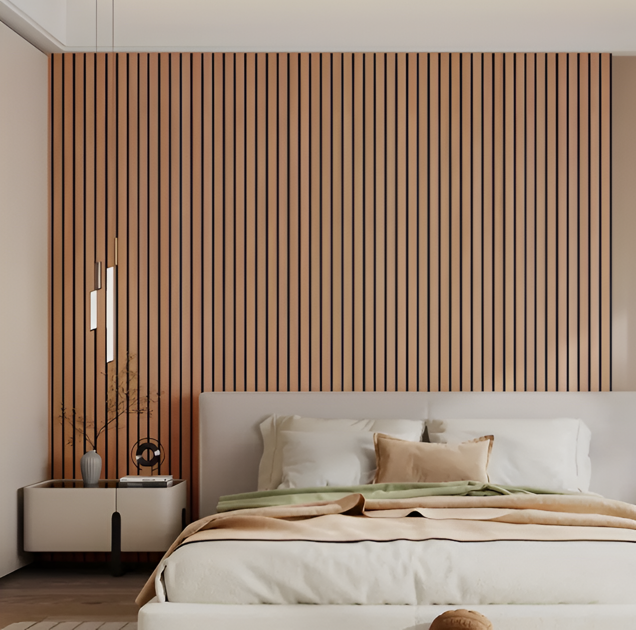 QuickStick 3D Wood Finish Wall Panels with Easy Adhesive Application