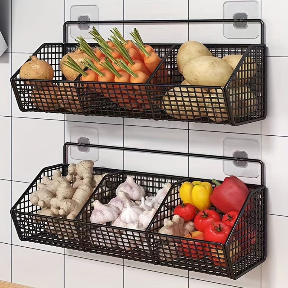 Elevate Your Kitchen with a Chic Wall-Mounted Storage Basket