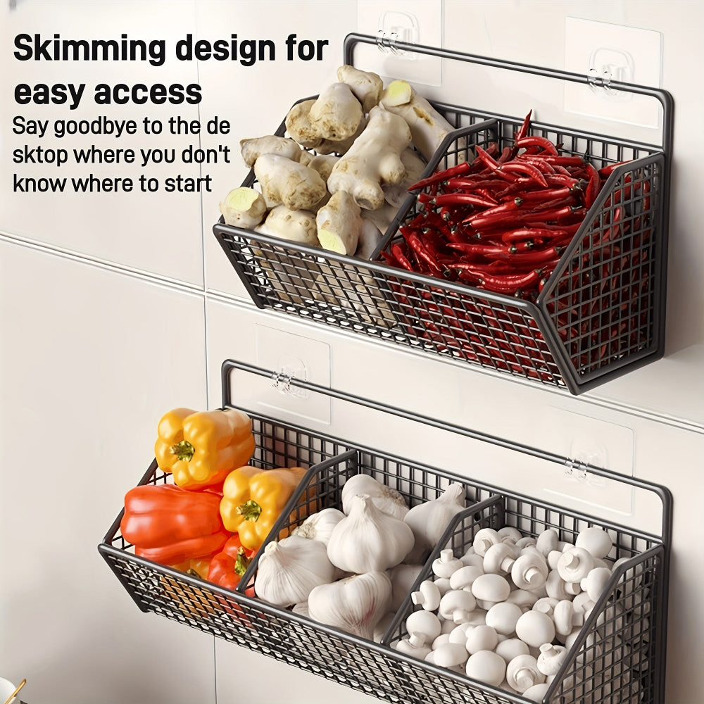 Elevate Your Kitchen with a Chic Wall-Mounted Storage Basket