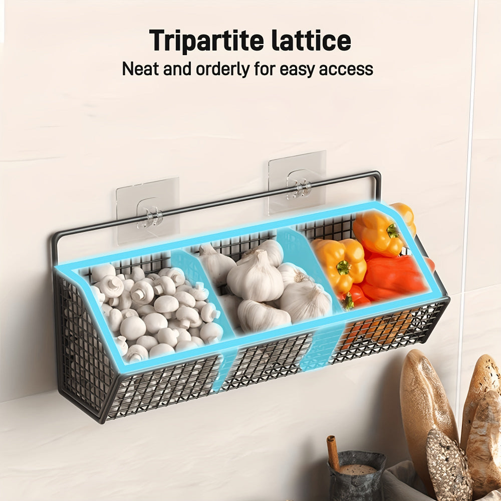 Elevate Your Kitchen with a Chic Wall-Mounted Storage Basket