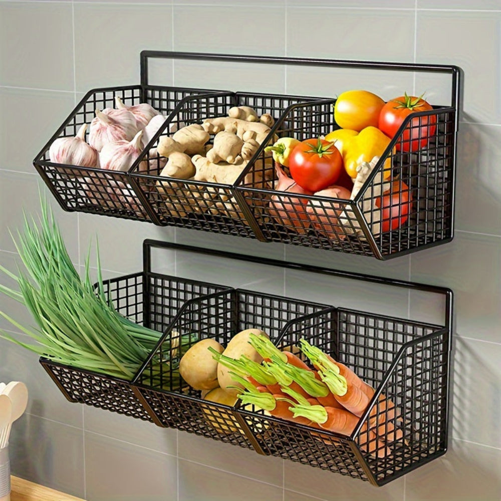 Elevate Your Kitchen with a Chic Wall-Mounted Storage Basket