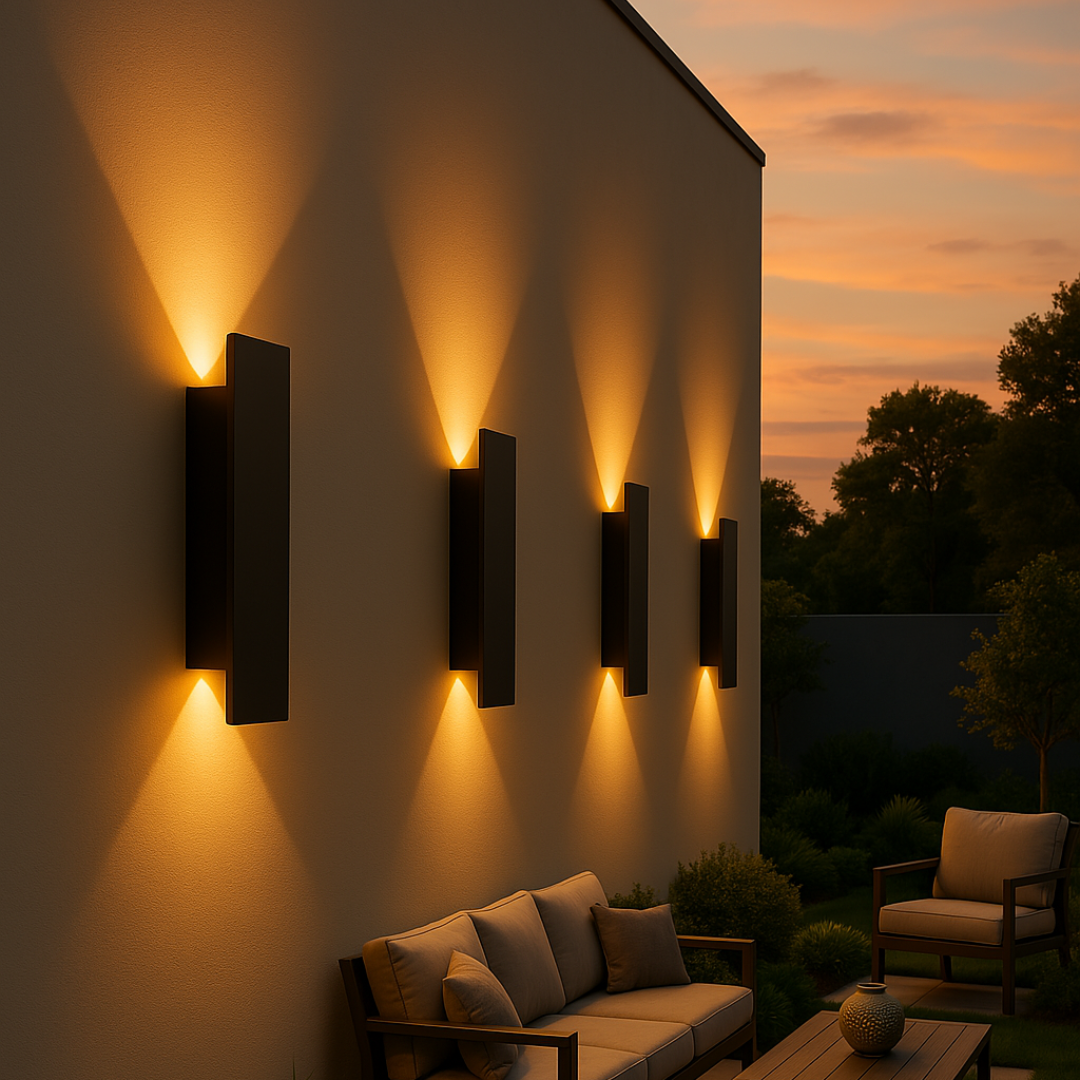 Modern Weather-Resistant LED Outdoor Wall Lamp