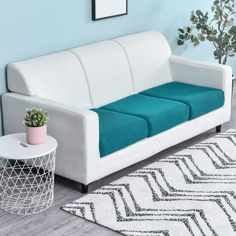 Elastic Sofa Cushion Protector - Washable Slipcover for All Sizes