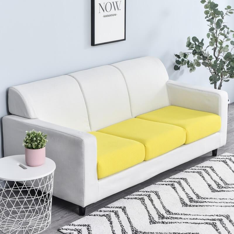 Elastic Sofa Cushion Protector - Washable Slipcover for All Sizes