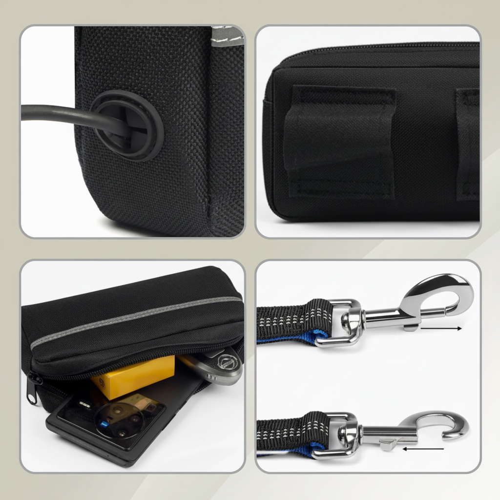 FREEDOMWALK - Hands-Free Dog Leash with Secure Harness