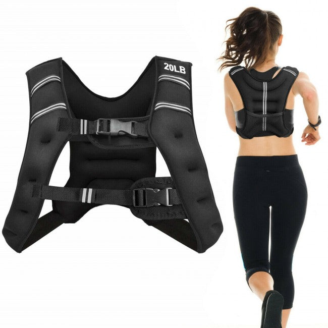 PowerLift Adjustable Weighted Vest for Enhanced Training