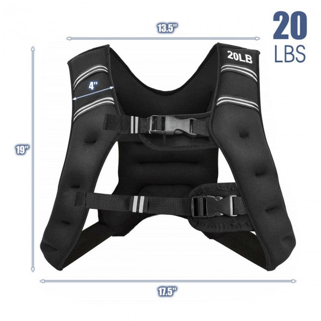 PowerLift Adjustable Weighted Vest for Enhanced Training