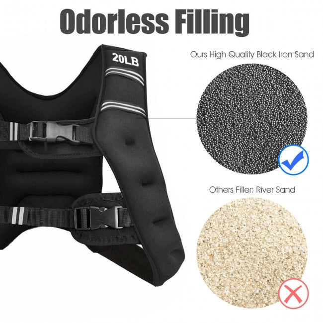 PowerLift Adjustable Weighted Vest for Enhanced Training