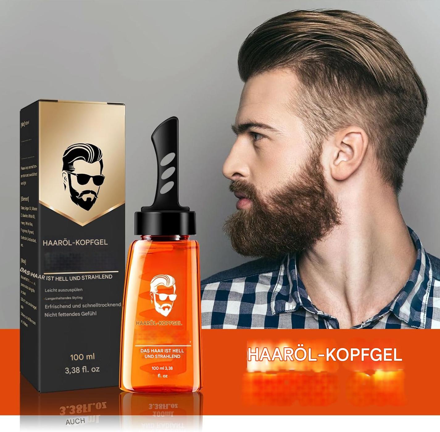 Non-Greasy Hair Oil Finish Styling Gel | Long-Lasting Hold Without Residue