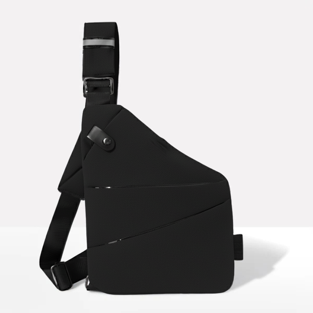 Black Waterproof Crossbody Bag for Women with RFID Protection