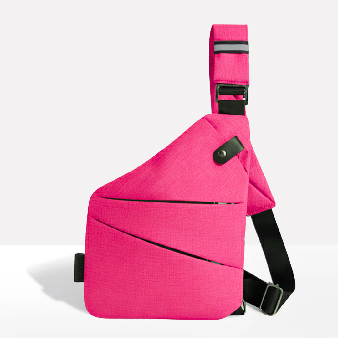 Black Waterproof Crossbody Bag for Women with RFID Protection
