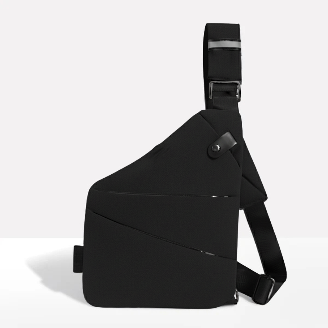 Black Waterproof Crossbody Bag for Women with RFID Protection