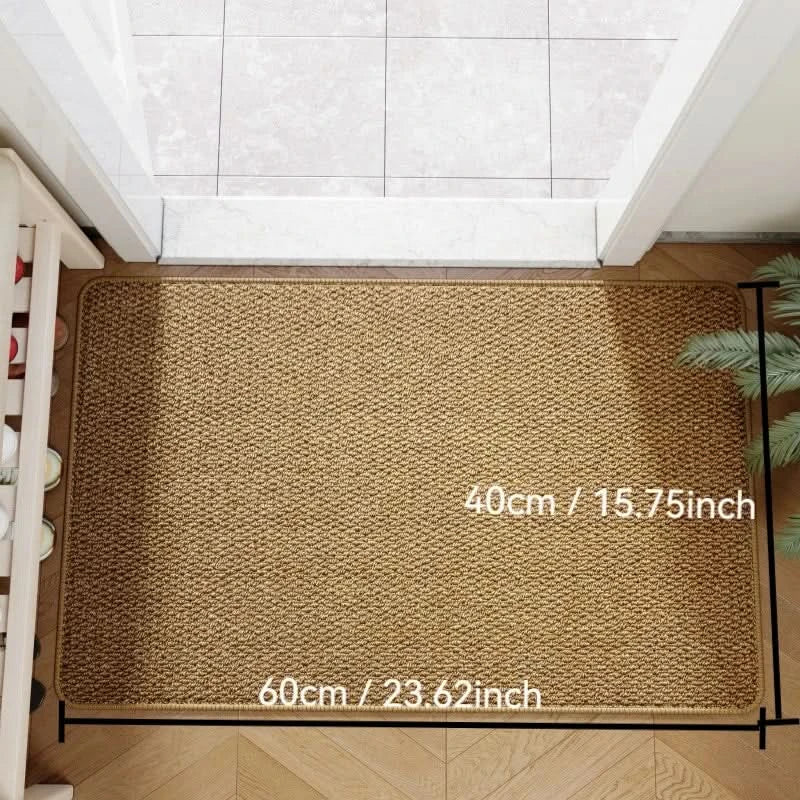 Indoor Outdoor Rug in Faux Jute Texture