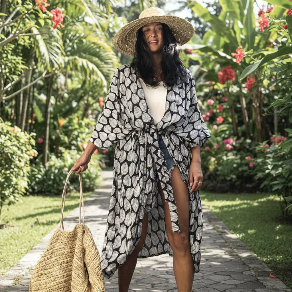 Bohemian Style Plus-Size Cover-Up – Elegant Summer Fashion