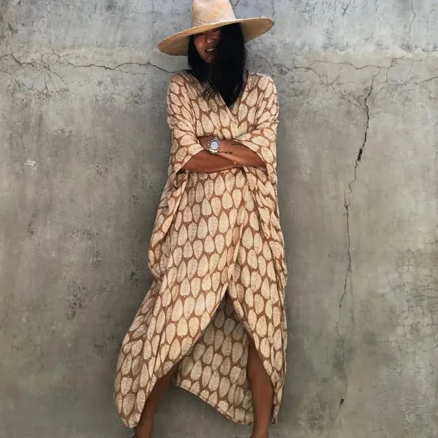 Bohemian Style Plus-Size Cover-Up – Elegant Summer Fashion