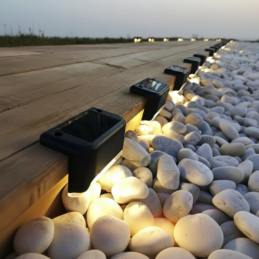 LUMINAIRE - Solar-Powered Outdoor Pathway Lights for Effortless Elegance