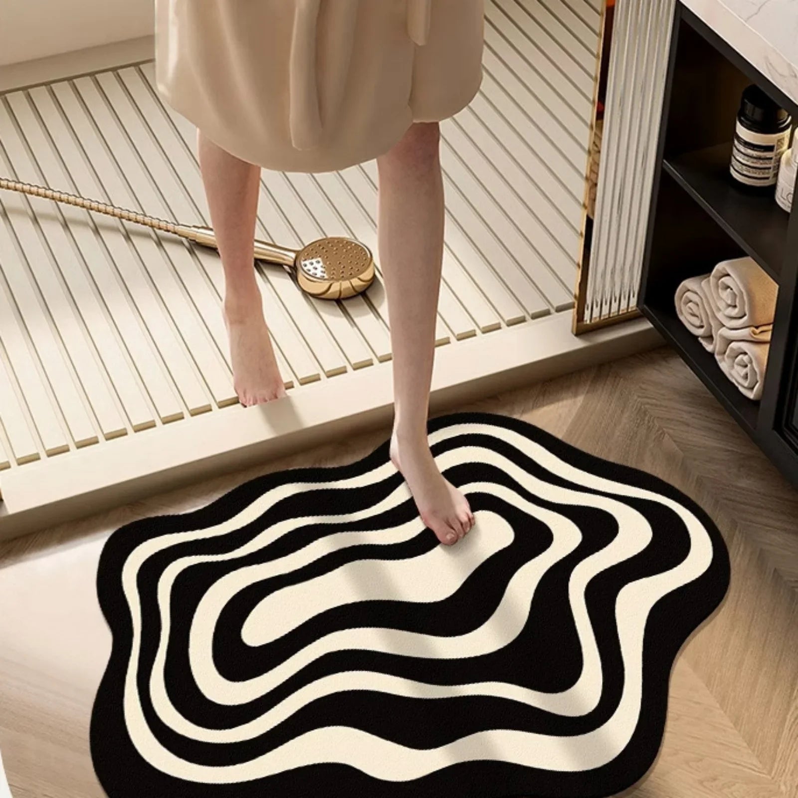 Non-Slip Bath Mat with Quick-Dry Technology, 40 x 60 cm