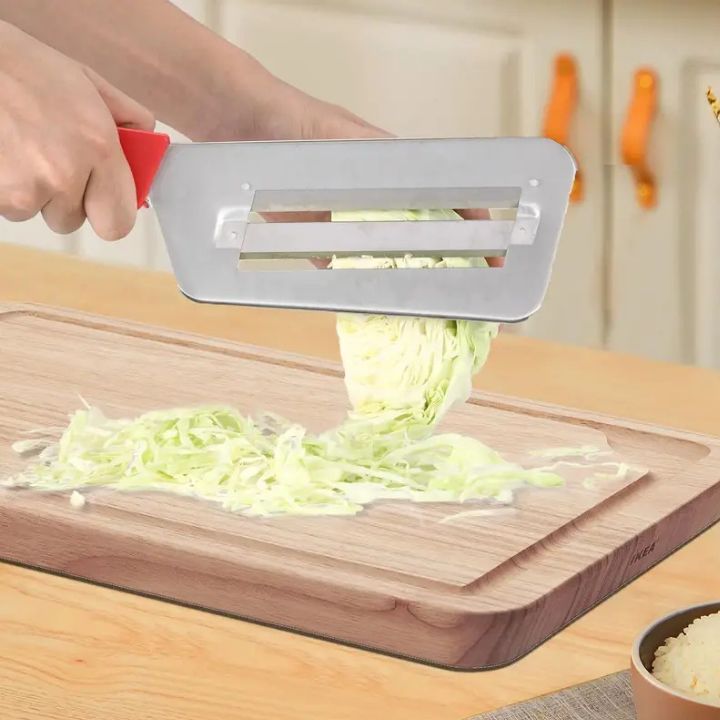 Dual-Layer Stainless Steel Slicer