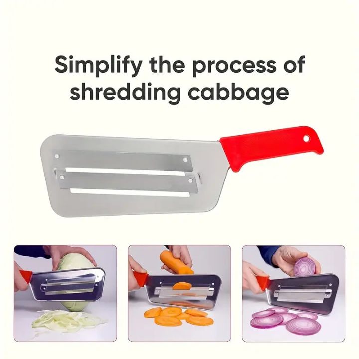 Dual-Layer Stainless Steel Slicer