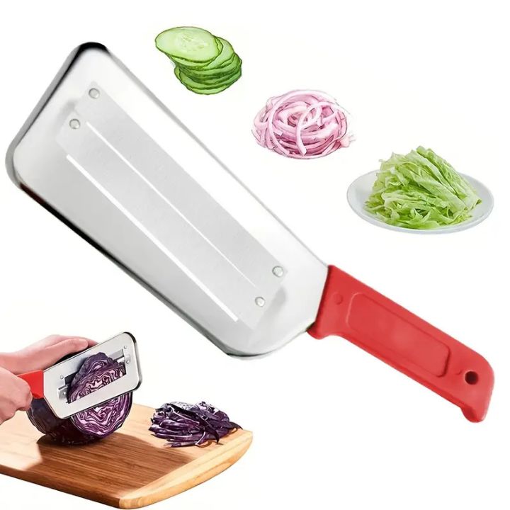 Dual-Layer Stainless Steel Slicer