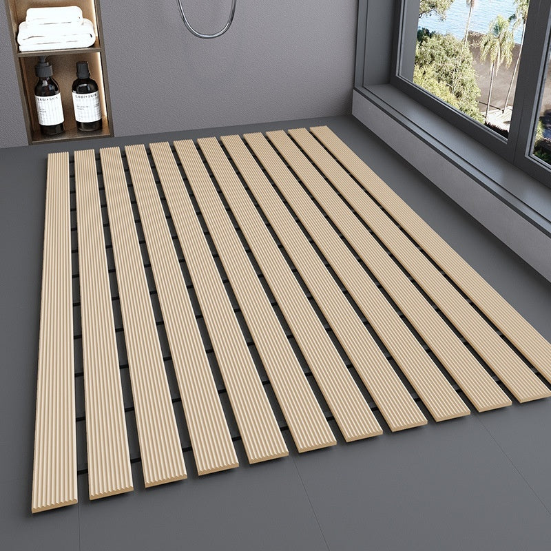 Customizable Non-Slip Bath Mat with Quick-Drain Design