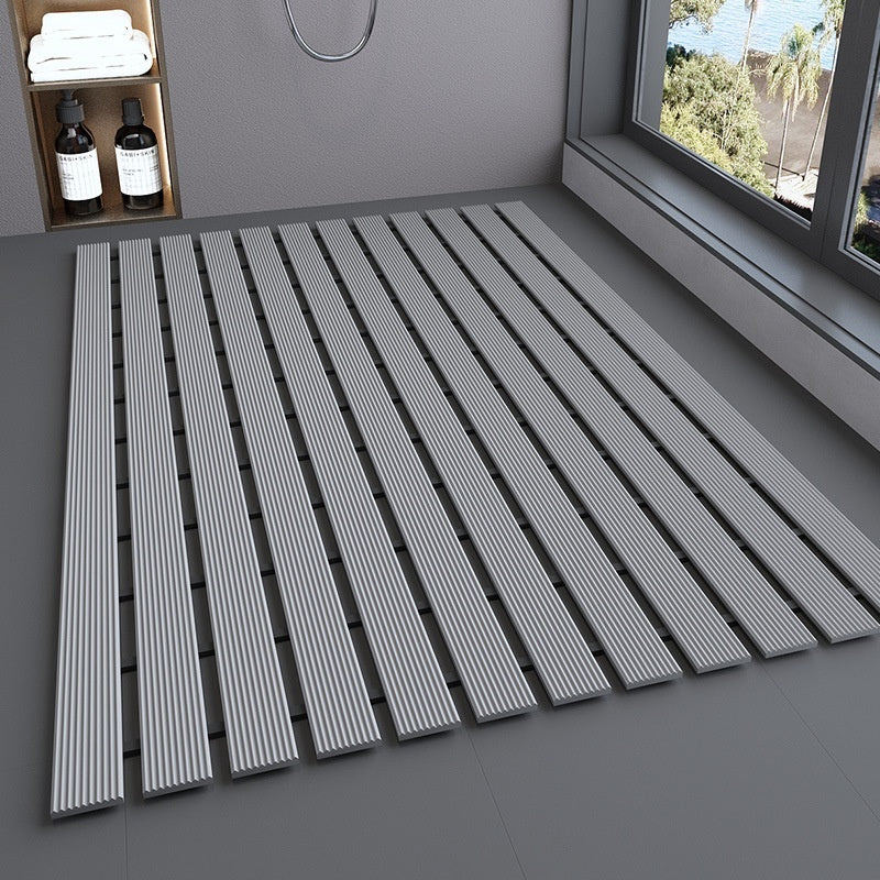 Customizable Non-Slip Bath Mat with Quick-Drain Design