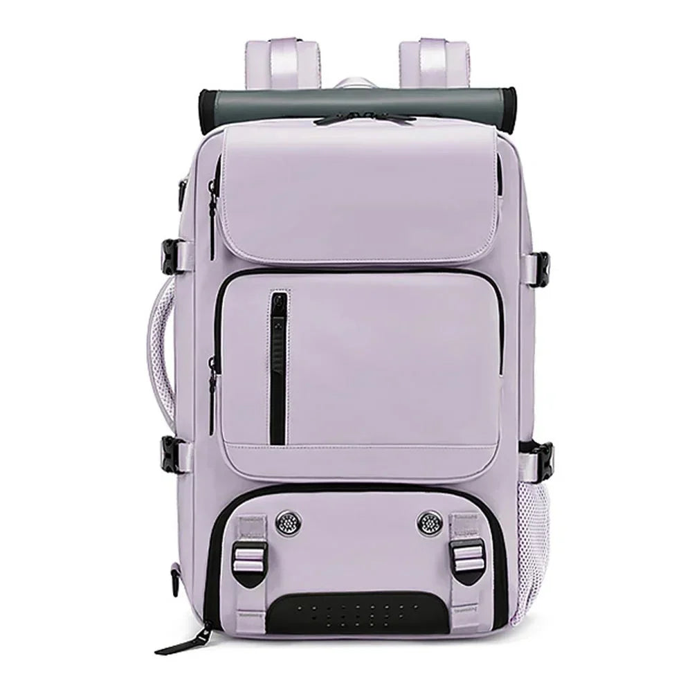 AquaGuard Travel Backpack with USB Charging & Shoe Storage