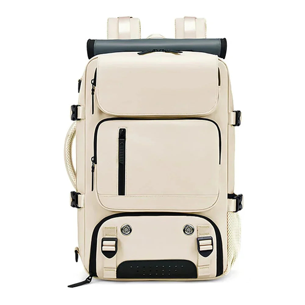 AquaGuard Travel Backpack with USB Charging & Shoe Storage