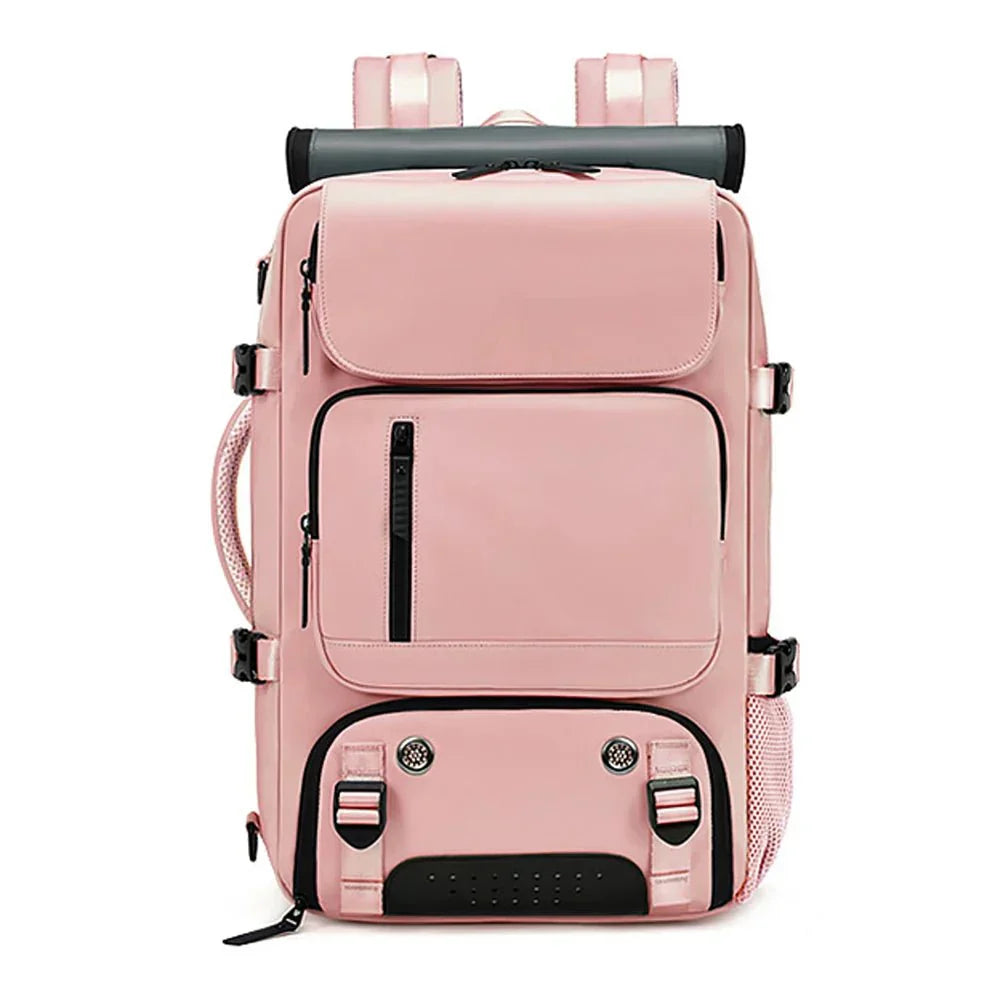 AquaGuard Travel Backpack with USB Charging & Shoe Storage