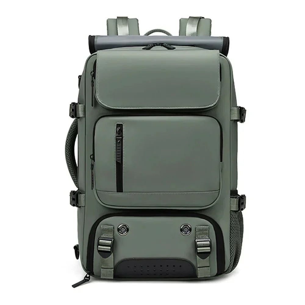 AquaGuard Travel Backpack with USB Charging & Shoe Storage