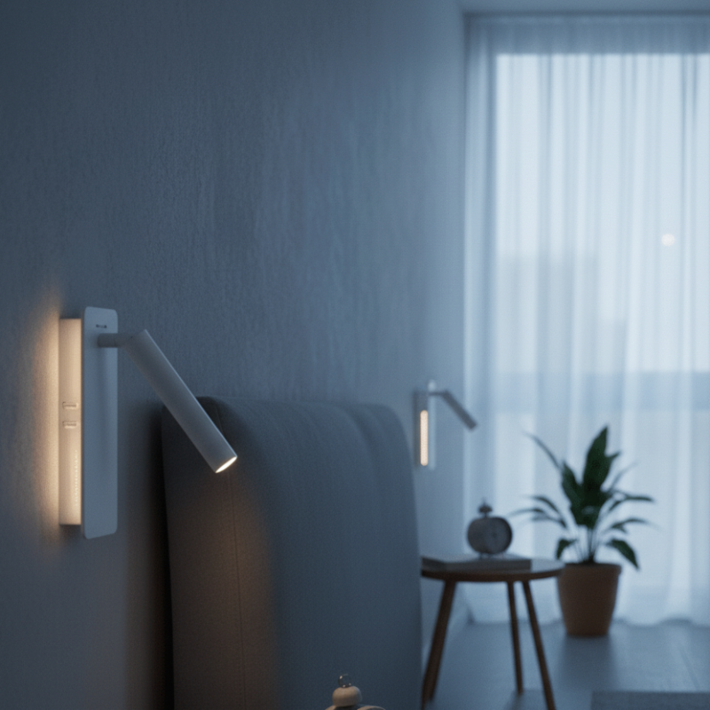 Versatile Glow – Adjustable LED Bedside Lamp for Perfect Lighting