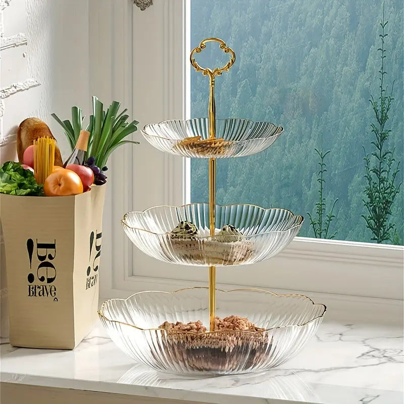 Chic 3-Tier Fruit Organizer for Your Kitchen
