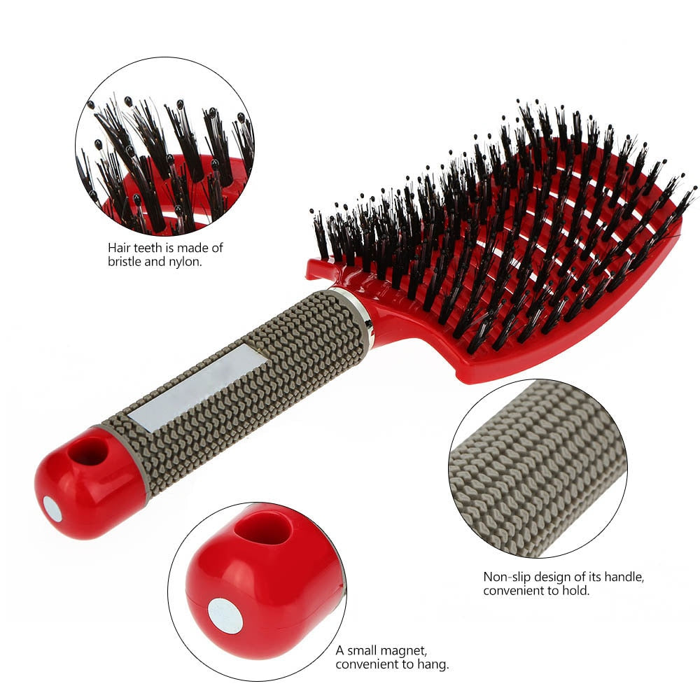 Tangle-Free Hair Brush for Effortless Detangling