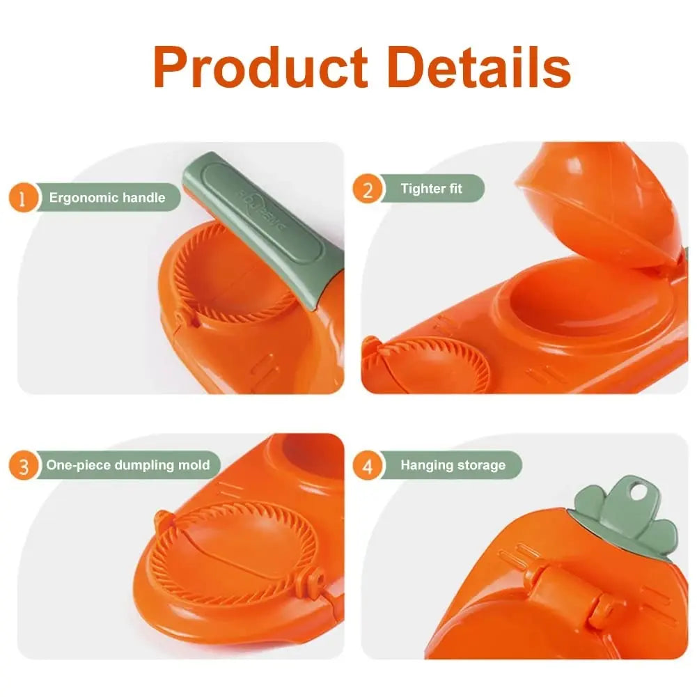 Dual Purpose Dumpling Tool – Consistent Shapes, Flawless Creases