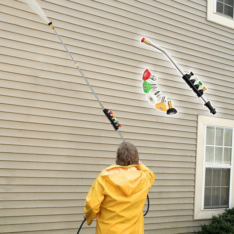Telescopic High-Pressure Washer | Extendable | Heat Resistant | Jet Reach