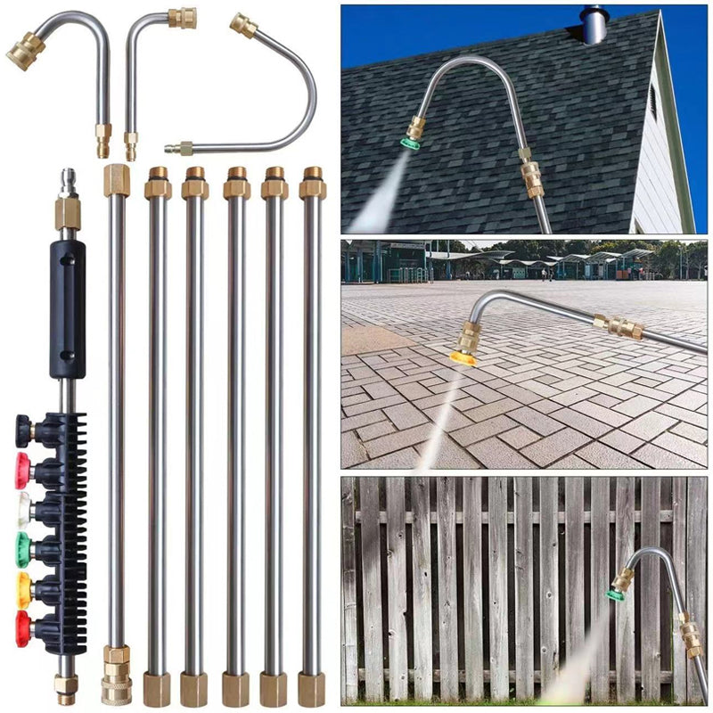 Telescopic High-Pressure Washer | Extendable | Heat Resistant | Jet Reach
