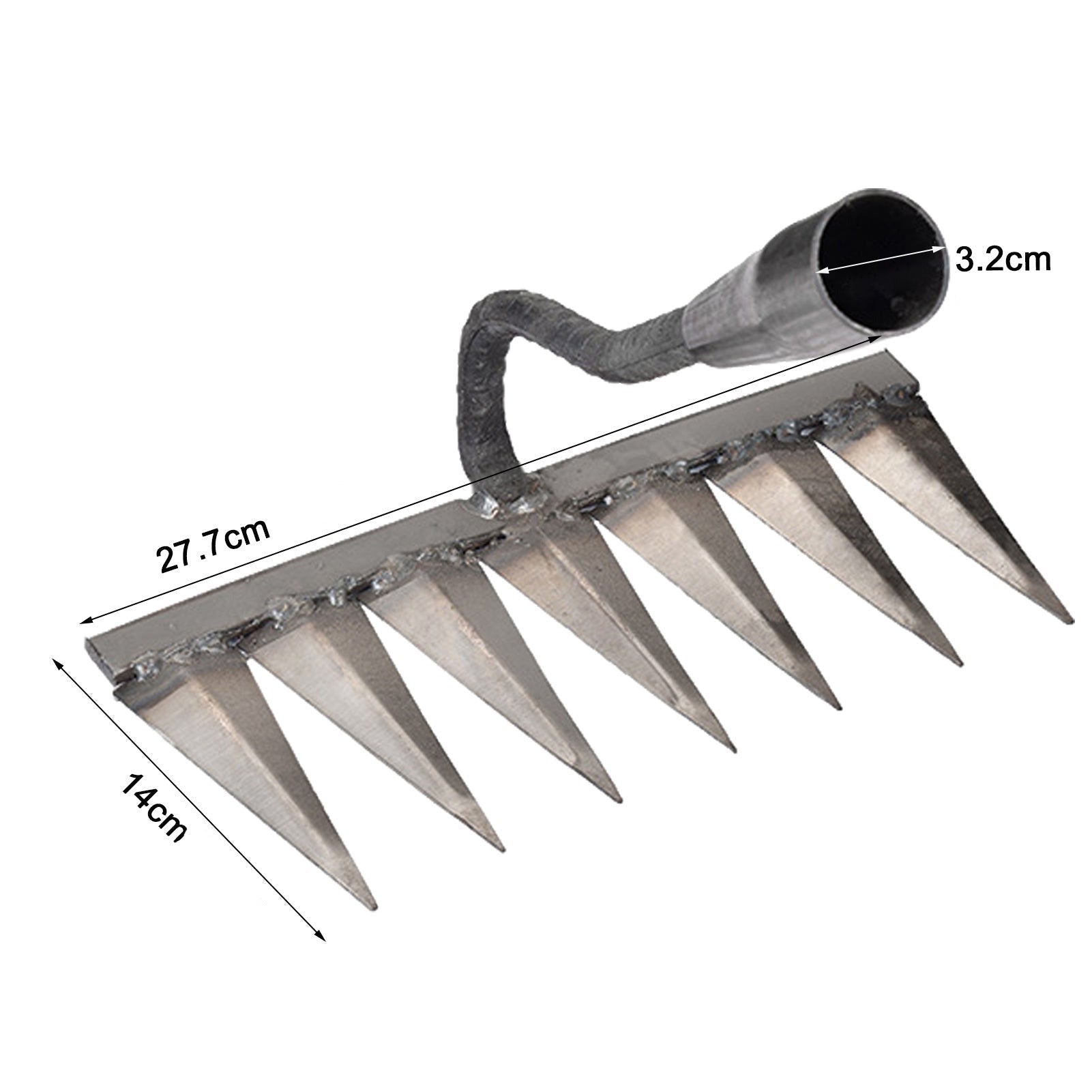 GardenMaster Pro – Sturdy Metal Rake for Effortless Weeding & Soil Care