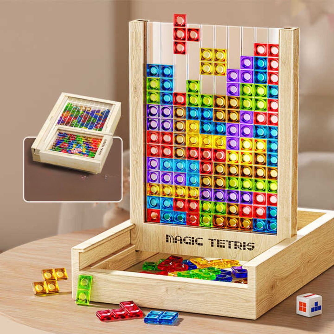 Eco-Friendly Wooden Puzzle Game for All Ages