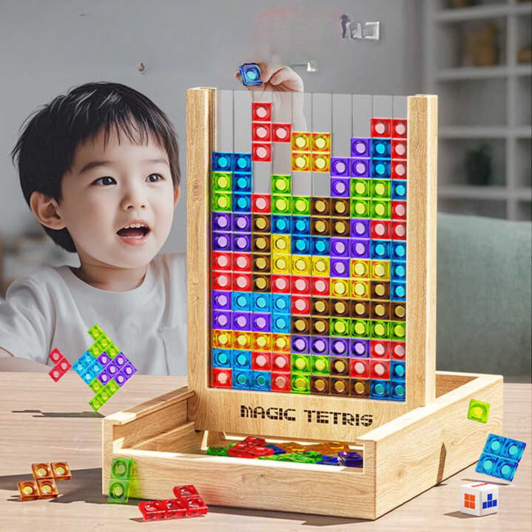 Eco-Friendly Wooden Puzzle Game for All Ages