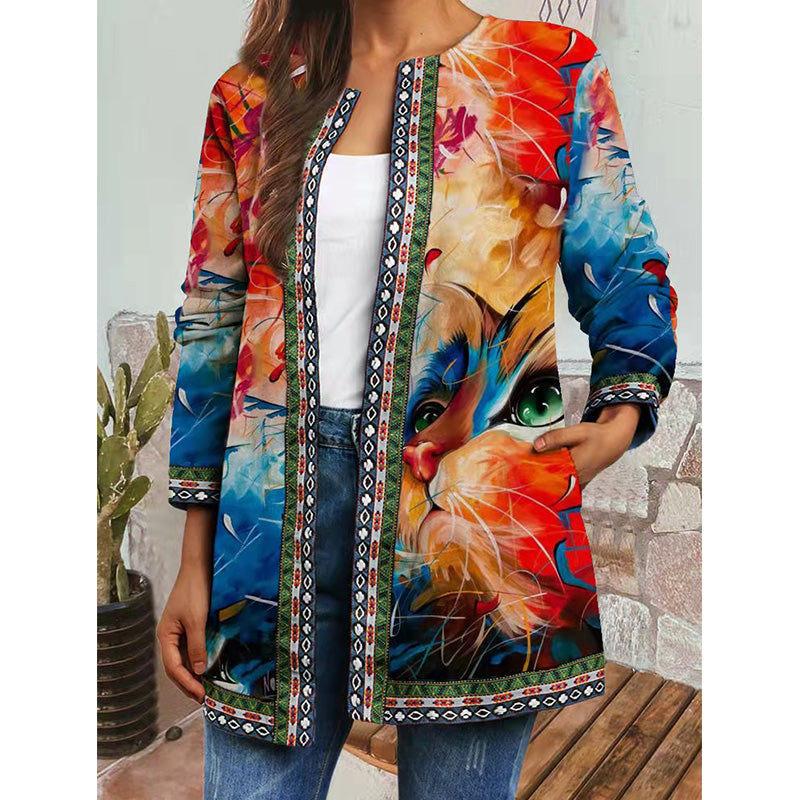 Floral Pattern Jacket