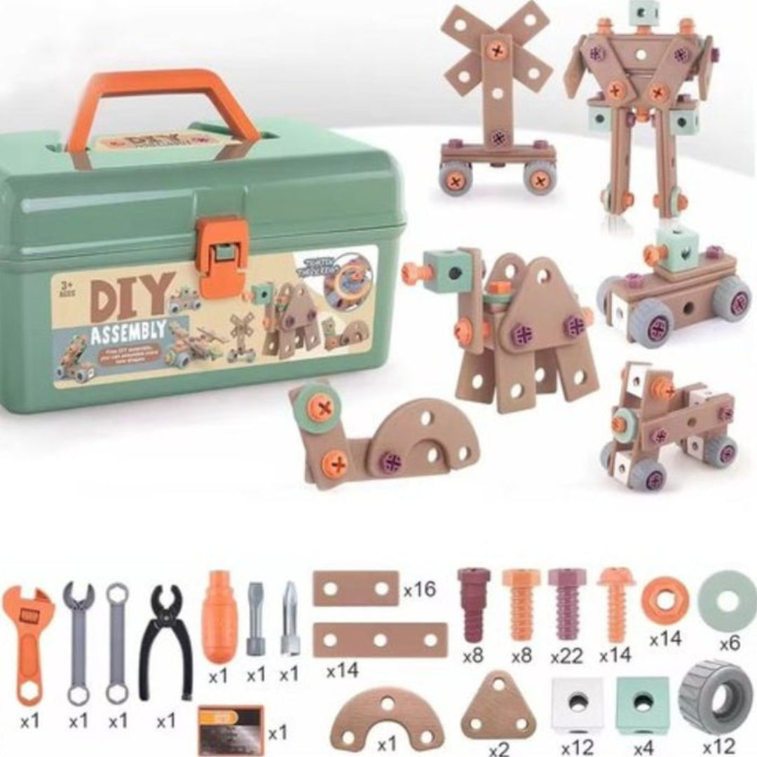 Little Builders Tool Kit for Imaginative Play and Learning