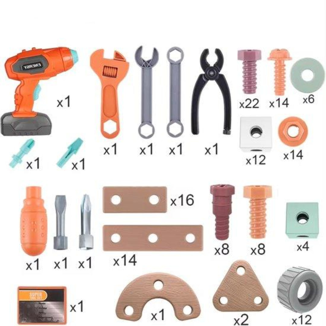 Little Builders Tool Kit for Imaginative Play and Learning