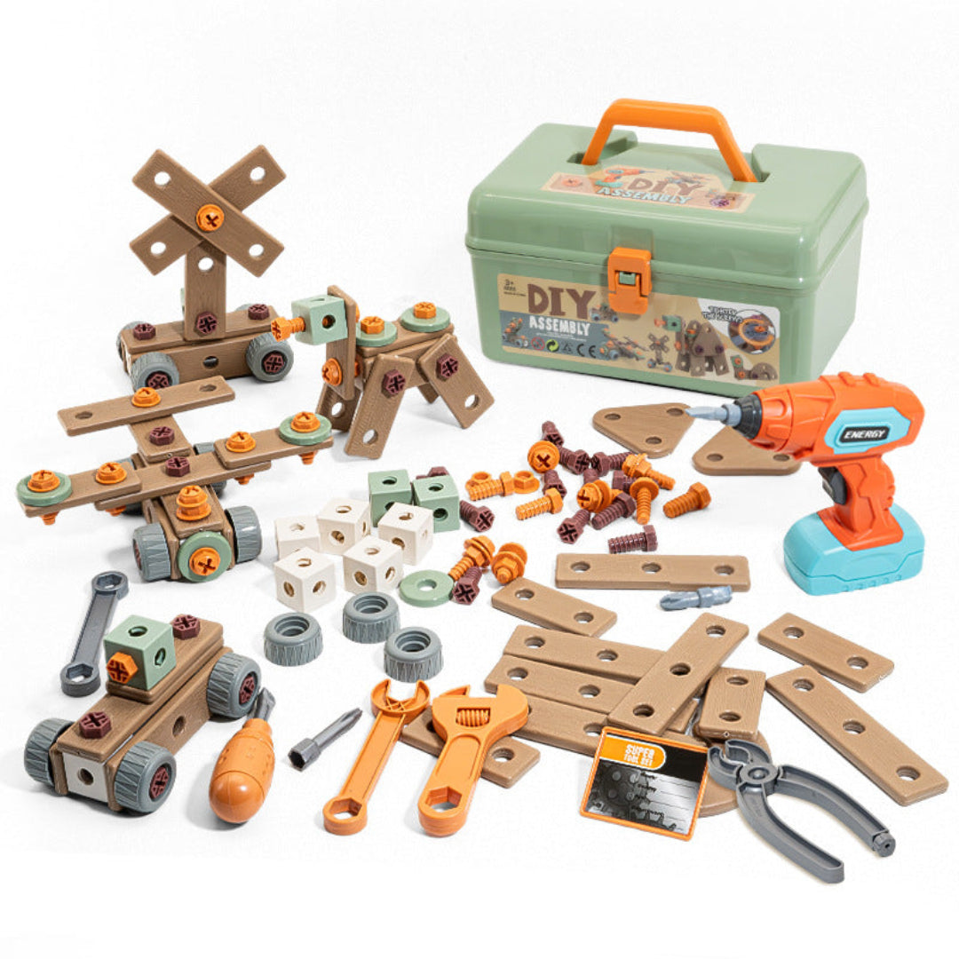 Little Builders Tool Kit for Imaginative Play and Learning