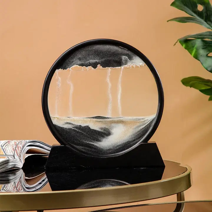 Decorative Table Arrangement | Moving Sand Landscape | Relaxing Design Decor