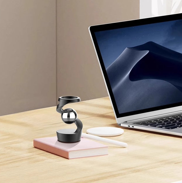Kinetic Desk Toy for Table Decoration – Floating Illusion OrbitZen