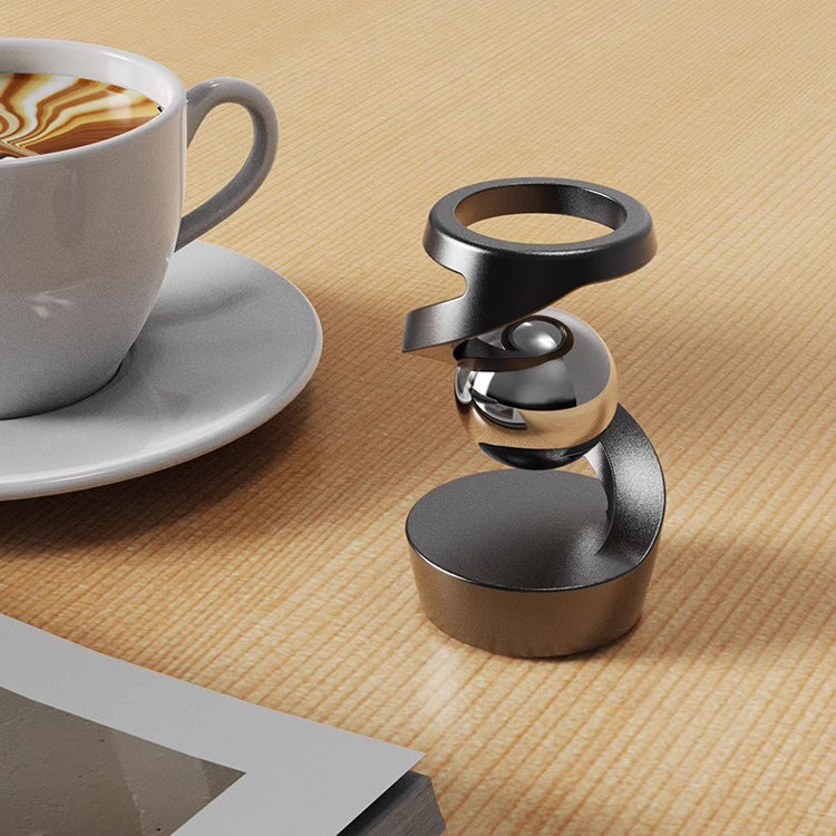 Kinetic Desk Toy for Table Decoration – Floating Illusion OrbitZen
