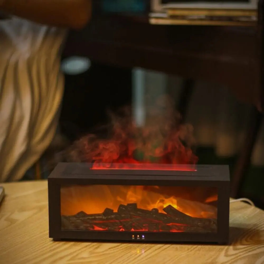 Compact Tabletop Fireplace with Remote Control